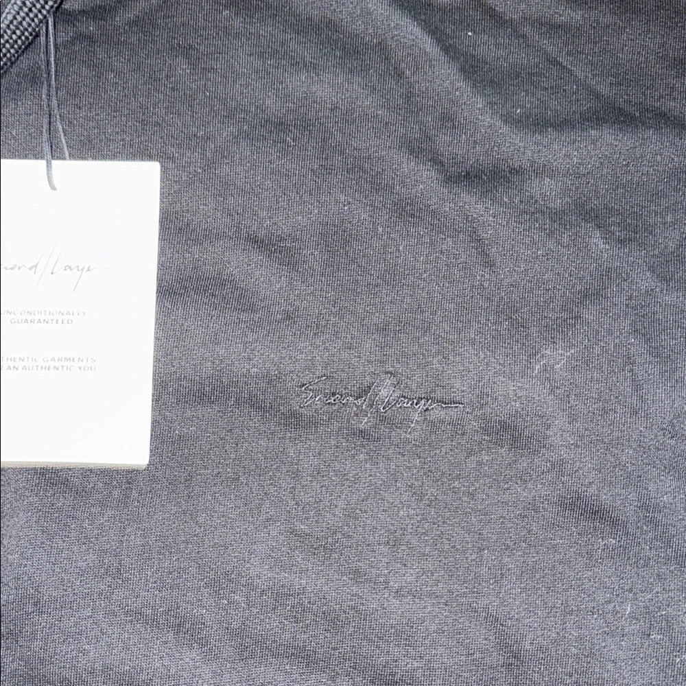 Second Layer Black Hoodie for Men - Picture 2 of 5